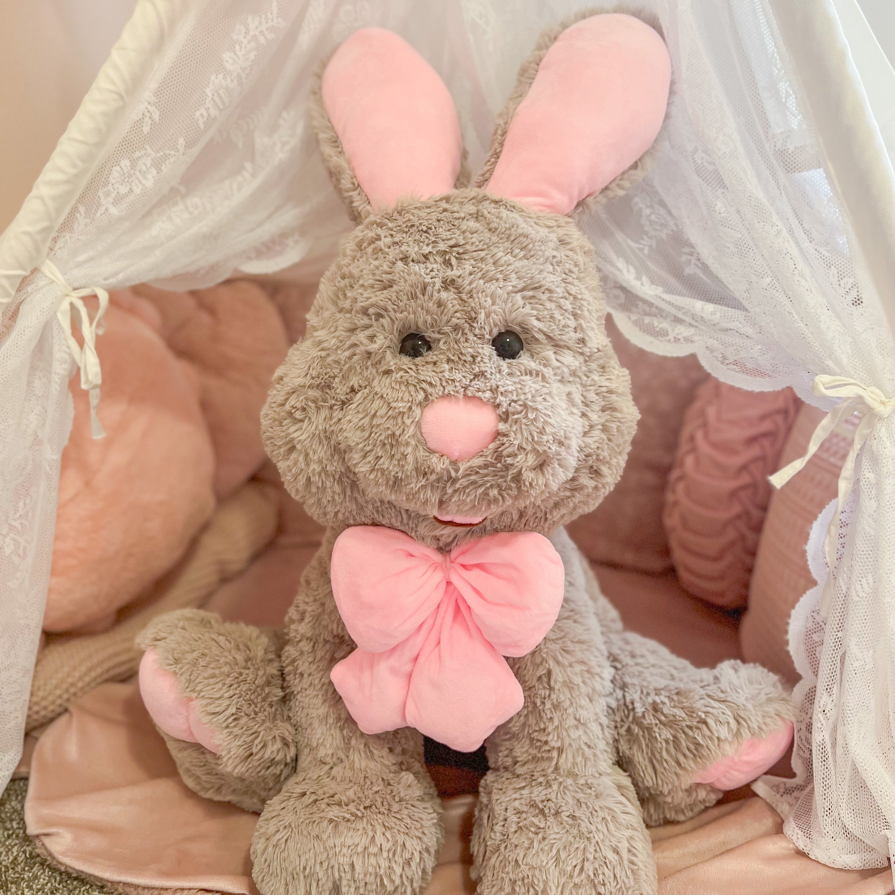 Giant bunny stuffed sale animal