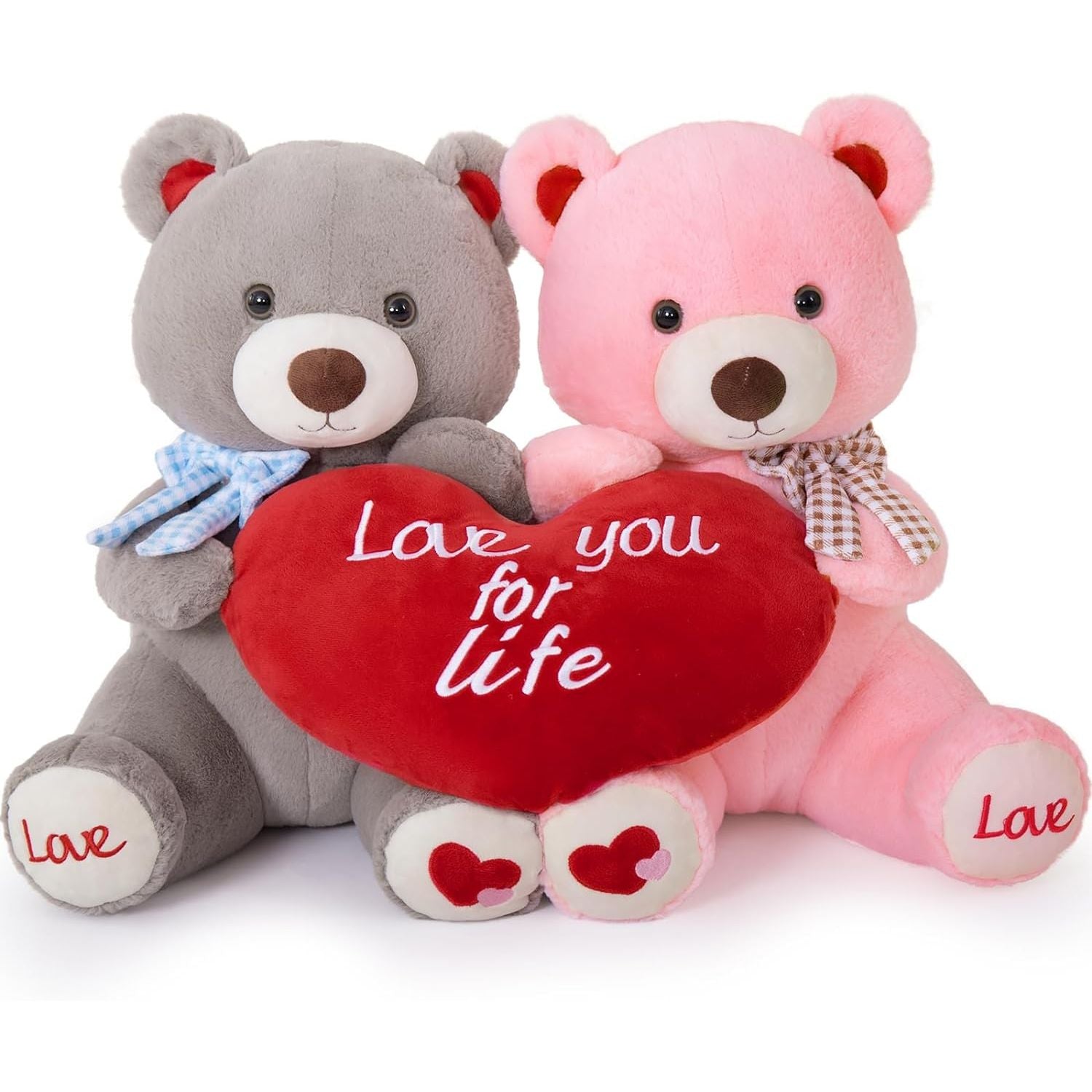 Valentine's Teddy Bear Plush Toys, 15.7 Inches