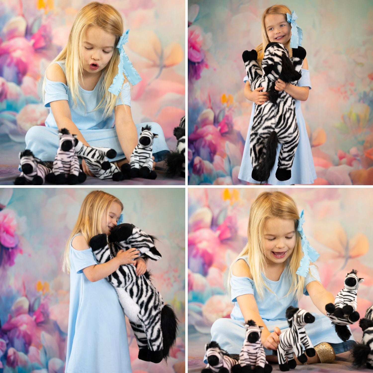 Zebra Stuffed Animal Plush Toys, 25.2 Inches