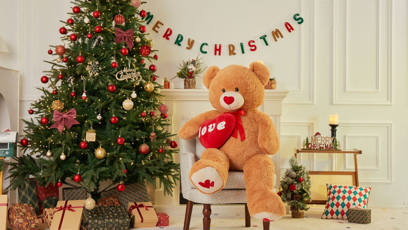 Which types of stuffed animals are the ideal choice for a Christmas present?