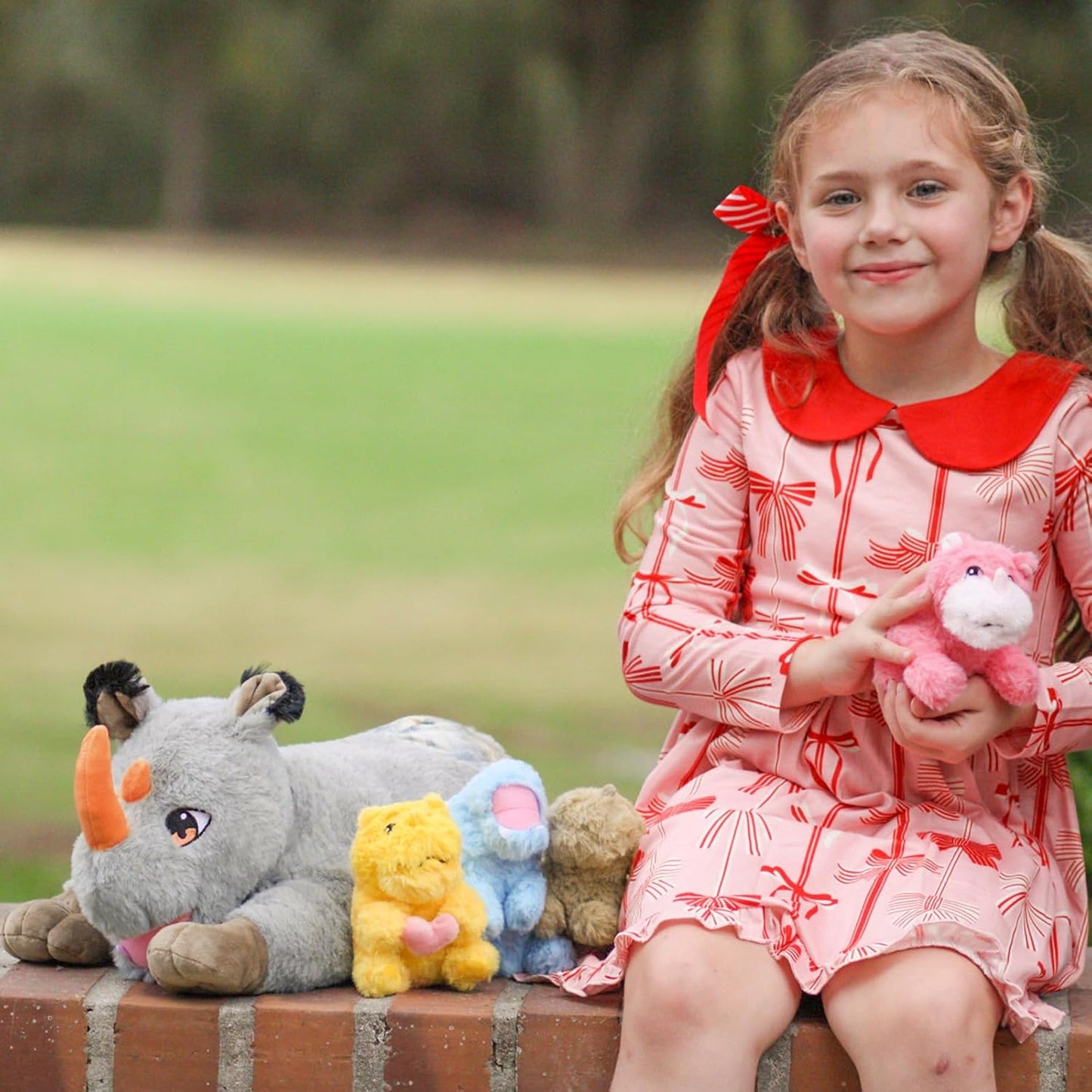 Rhino Stuffed Animals, Grey, 19.68 Inches