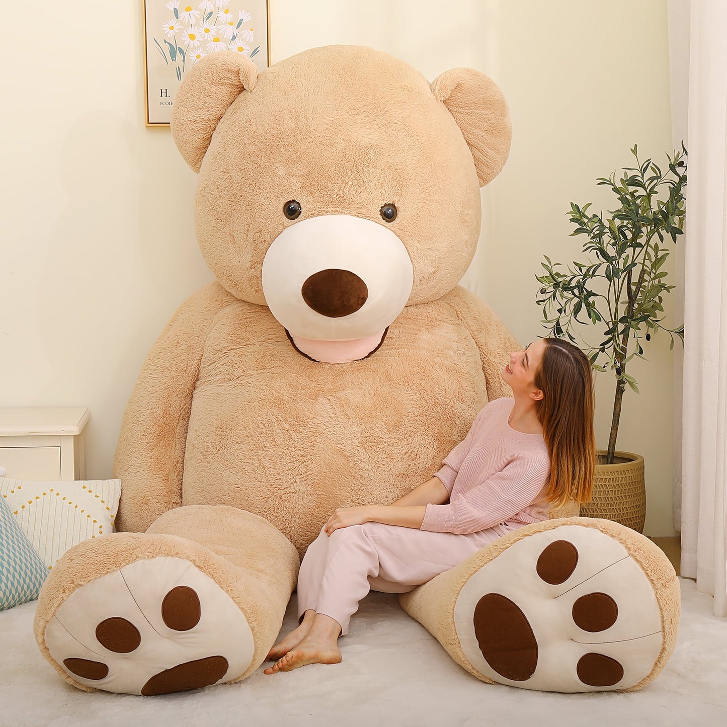 8.5 Feet Big Plush Giant Teddy Bear Premium Soft Stuffed Animals