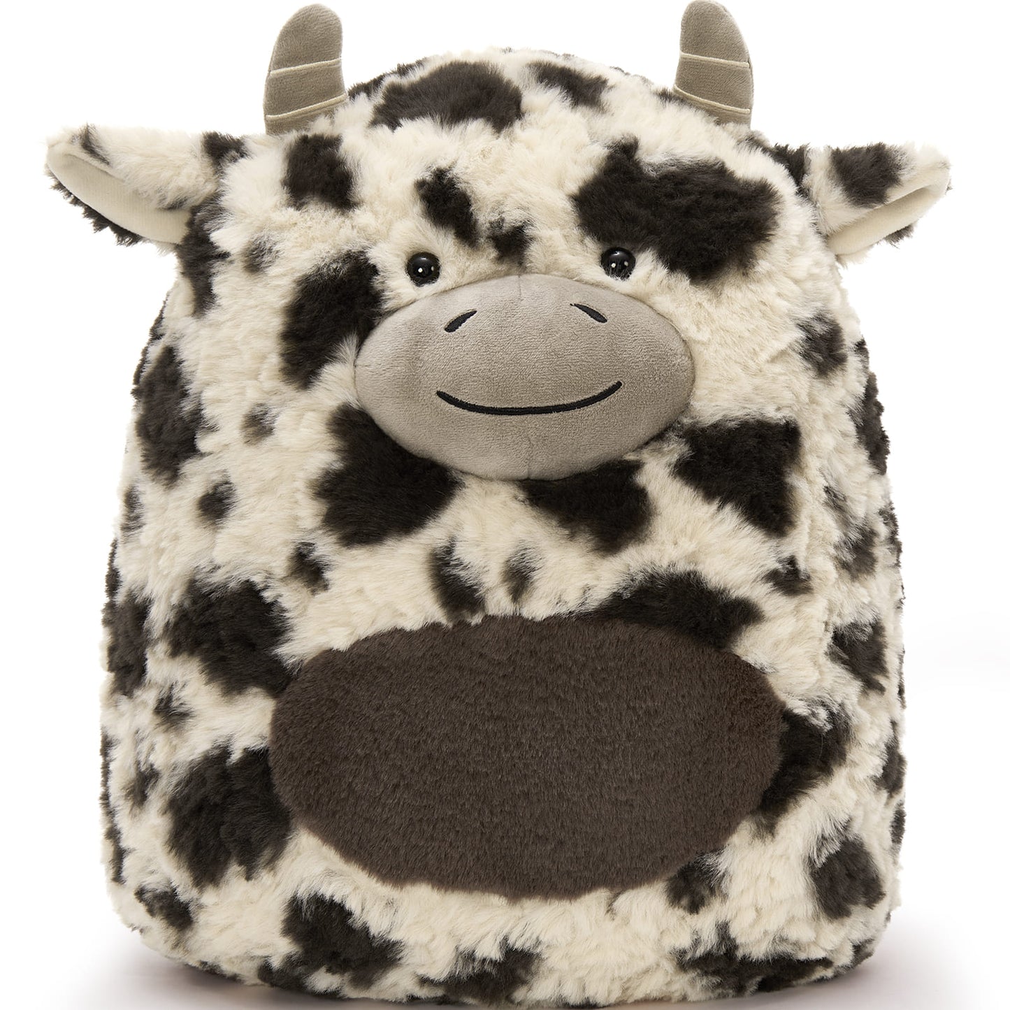 MorisMos Stuffed Animals - Cow Weighted Plush Pillows - Big Cozy Cartoon Cattle Plush Pillows - Christmas/Birthday/Easter/Thanksgiving Gift for Girls Boys - Sofa Cushion  Pillows