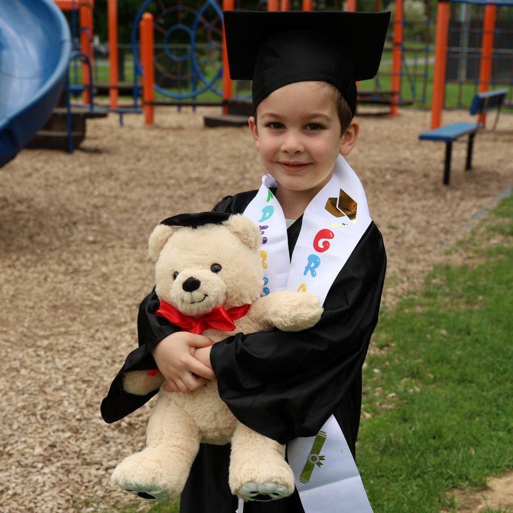 2025 Graduation Teddy Bear Plush Toys, Brown/Pink, 17.72 Inches