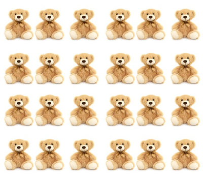 3-Pack Teddy Bears, Light Brown, 13.8 Inches