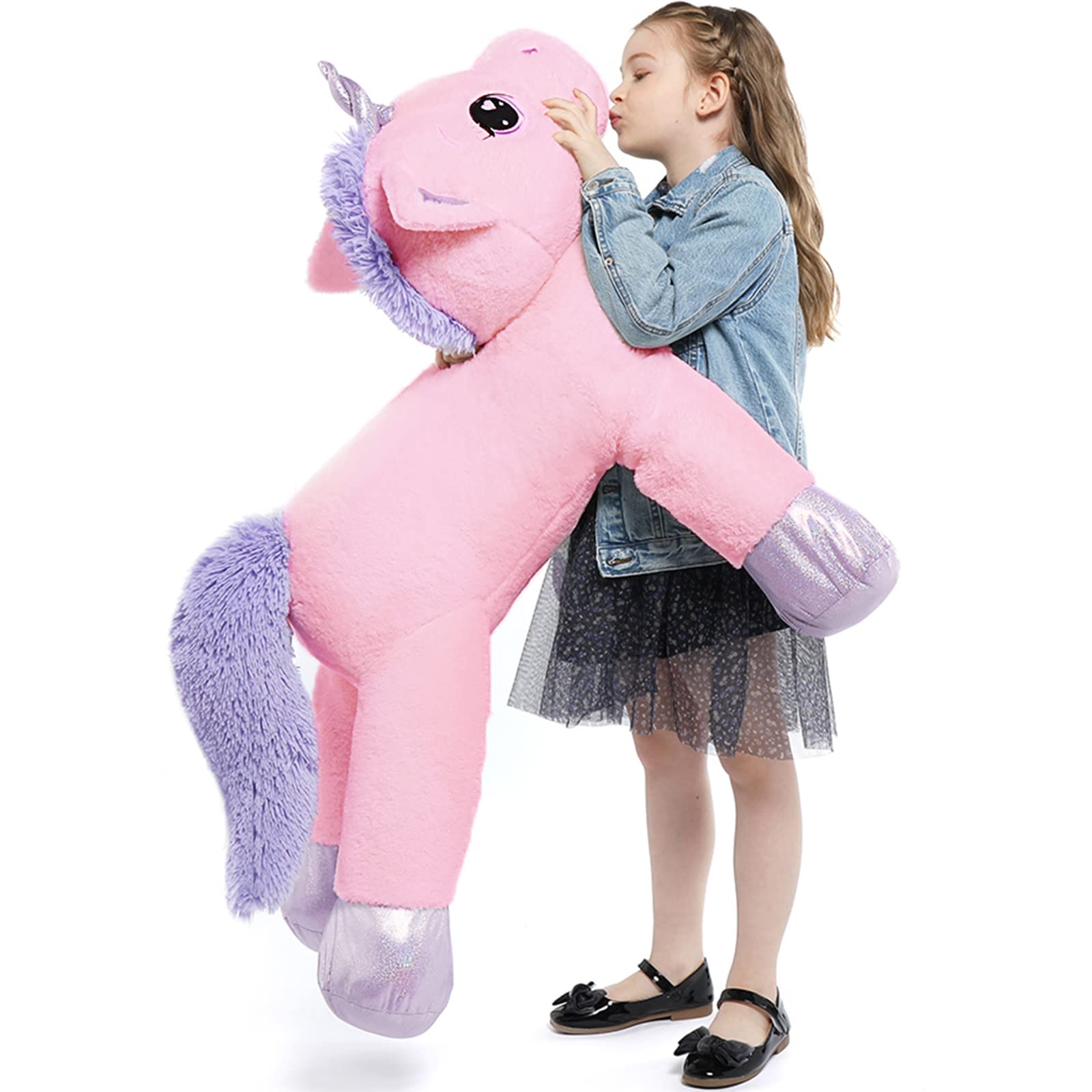 Jouet en peluche licorne géante MorisMos