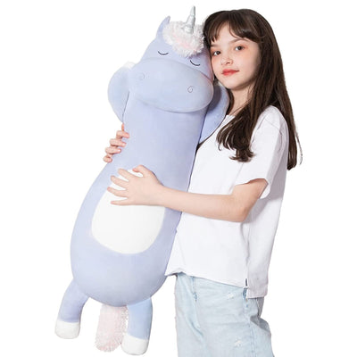 MorisMos Giant Unicorn Plush Stuffed Animal Long Pillow