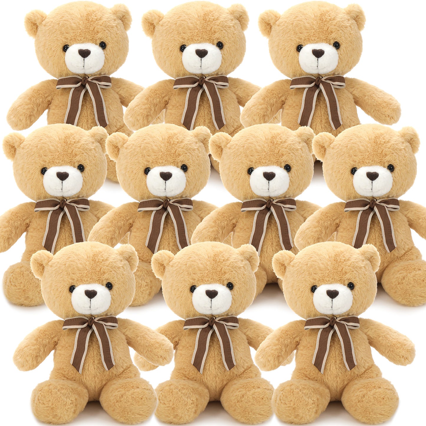 10 Packs Teddy Bears Bulk 12" Teddy Bear Stuffed Animals Plush Toy