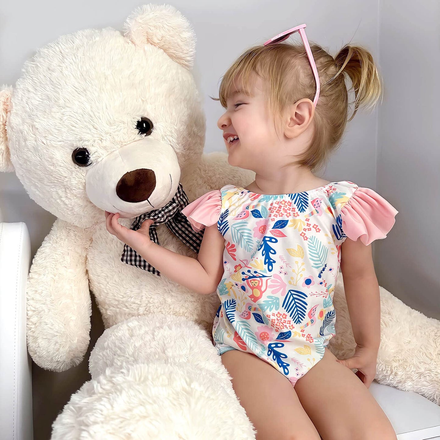 MaoGoLan Riesiger Teddybär, 1,2 m, Stofftier, Stoffbär, Babyparty, lebensgroß, großer Teddy für Freundin, Freund, Ehefrau, Kinder 