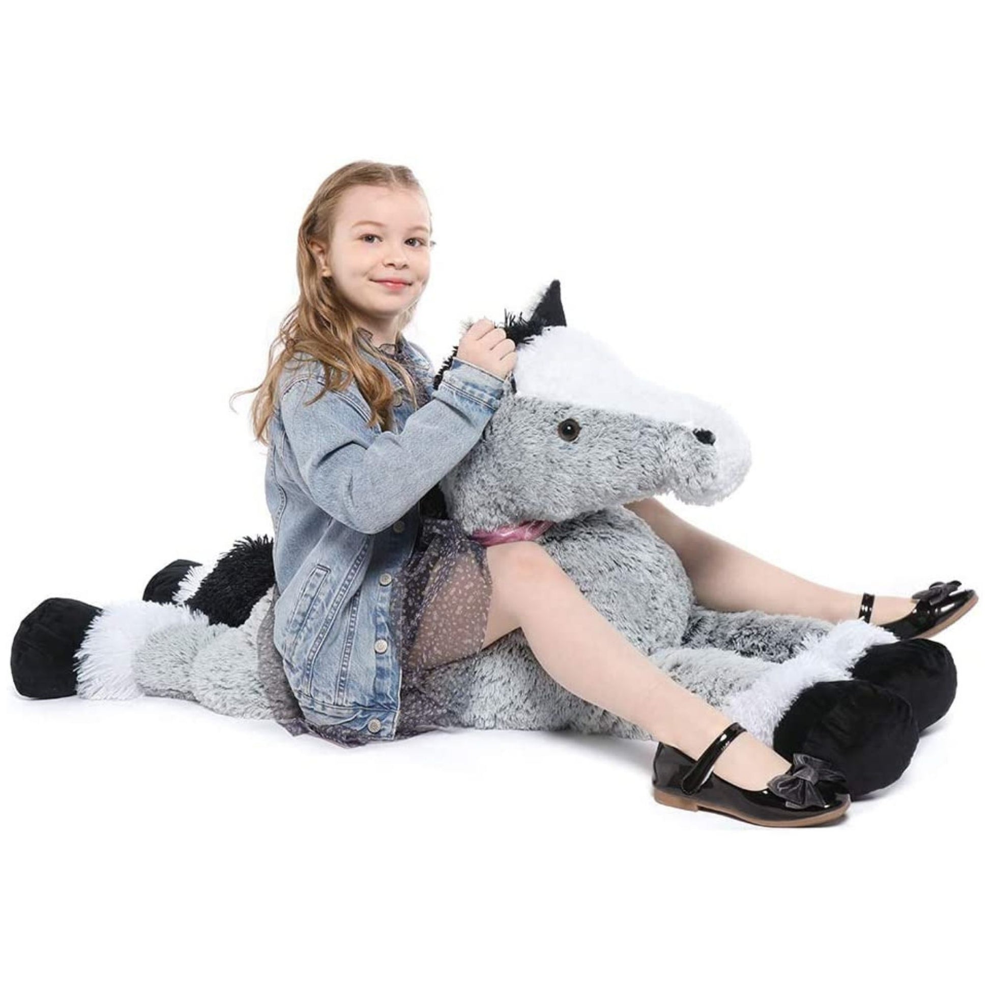 MorisMos Giant Horse Stuffed Animal Horse Plush Toy