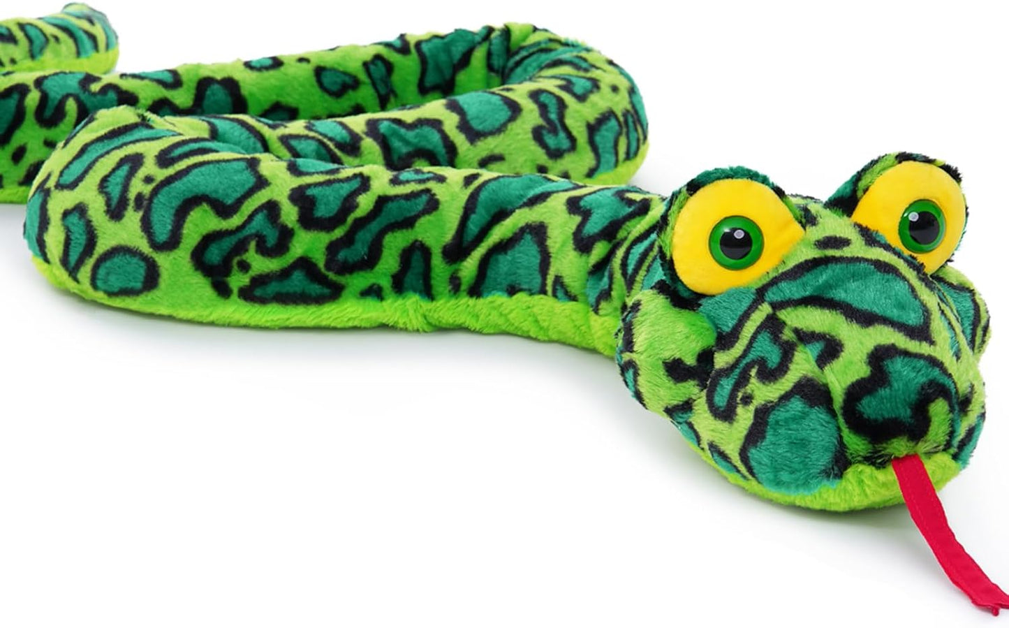 98'' Giant Snake Stuffed Animal Green Boa Constrictor Snake Plush Toy