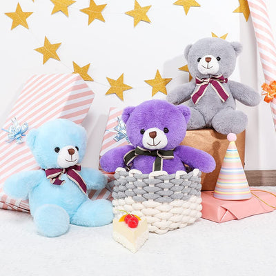 MorisMos, paquet de 3 jouets en peluche ours en peluche, 12 pouces