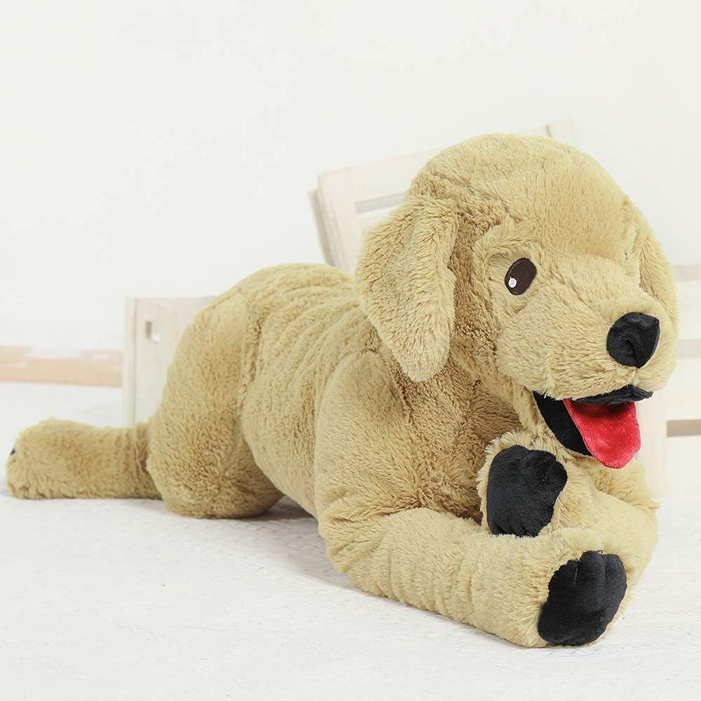 MorisMos Dog Stuffed Animal Toy, Light Brown