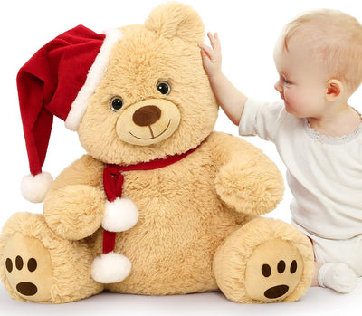 Christmas Teddy Bear Stuffed Animal Toy, 16 Inches