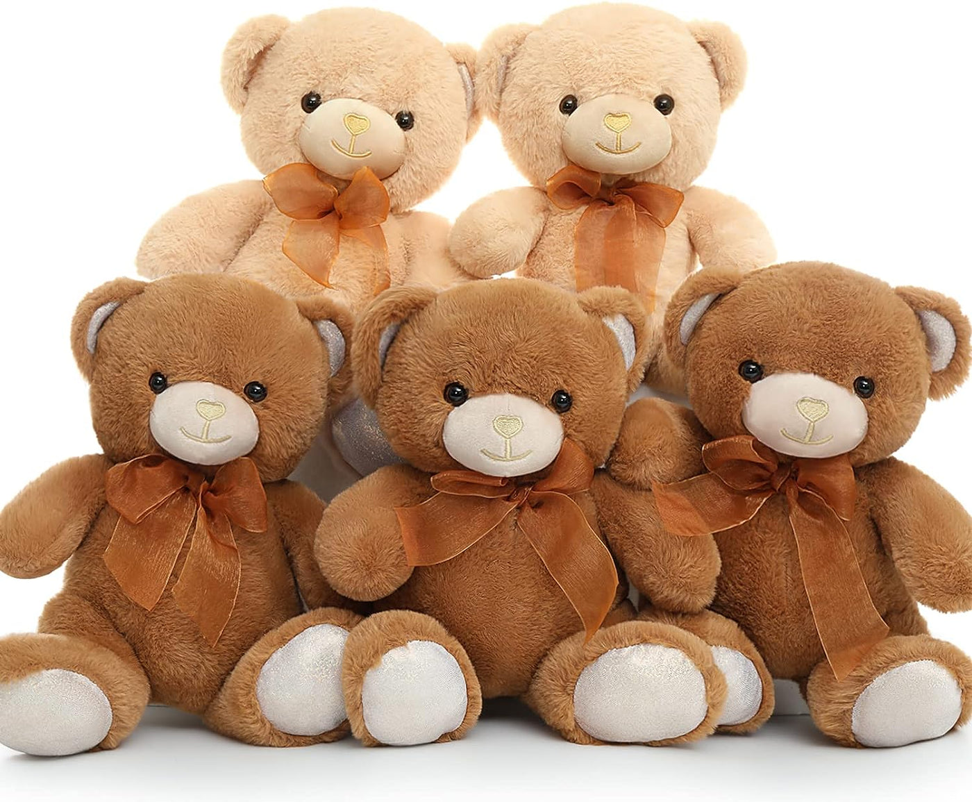 5 Packs Teddy Bear Stuffed Animal Toy, 14 Inches