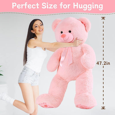 MorisMos Giant Teddy Bear Stuffed Animal 4ft, Big Teddy Bear Plush