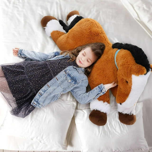 MorisMos Giant Horse Stuffed Animal Horse Plush Toy