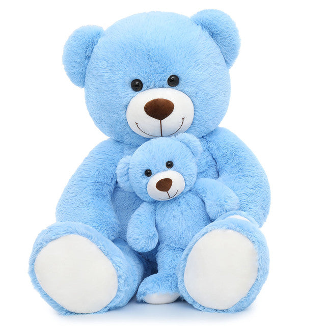 Ours en peluche géant maman et bébé, ours en peluche doux, 39 pouces