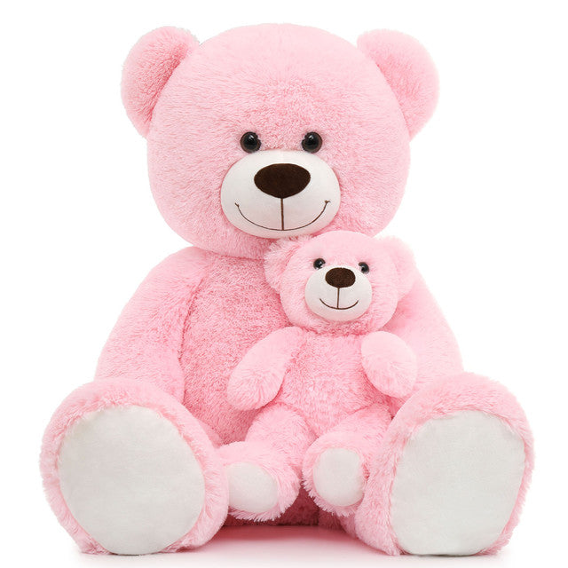 Ours en peluche géant maman et bébé, ours en peluche doux, 39 pouces