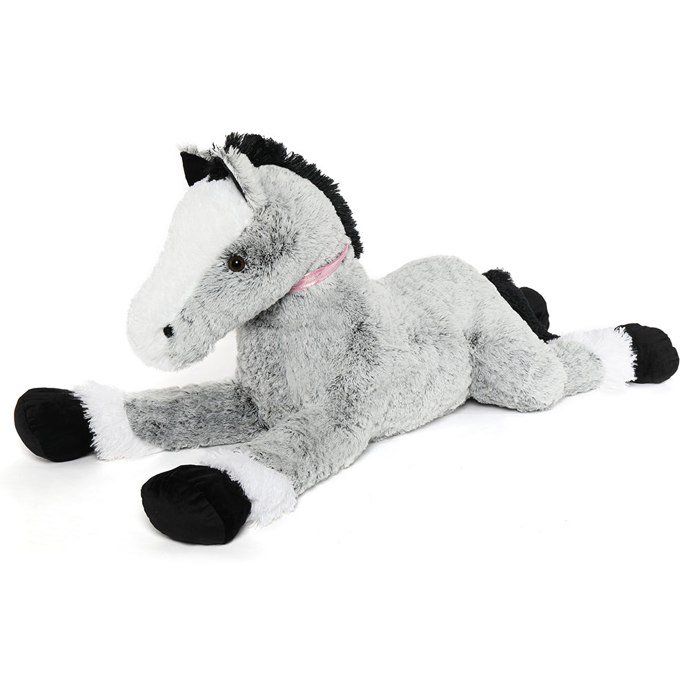 MorisMos Cheval géant en peluche Cheval en peluche