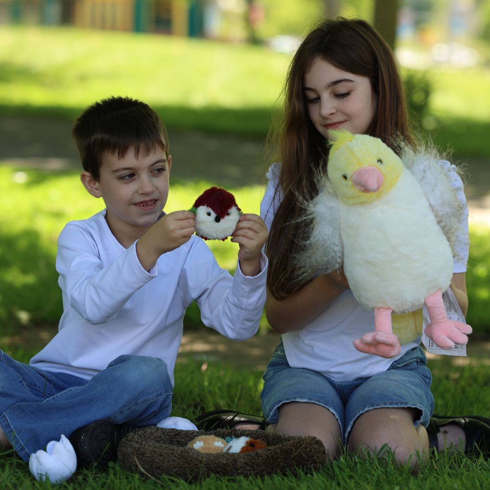 Budgerigar Stuffed Animals Parakeet Plush Dolls, 14 Inches
