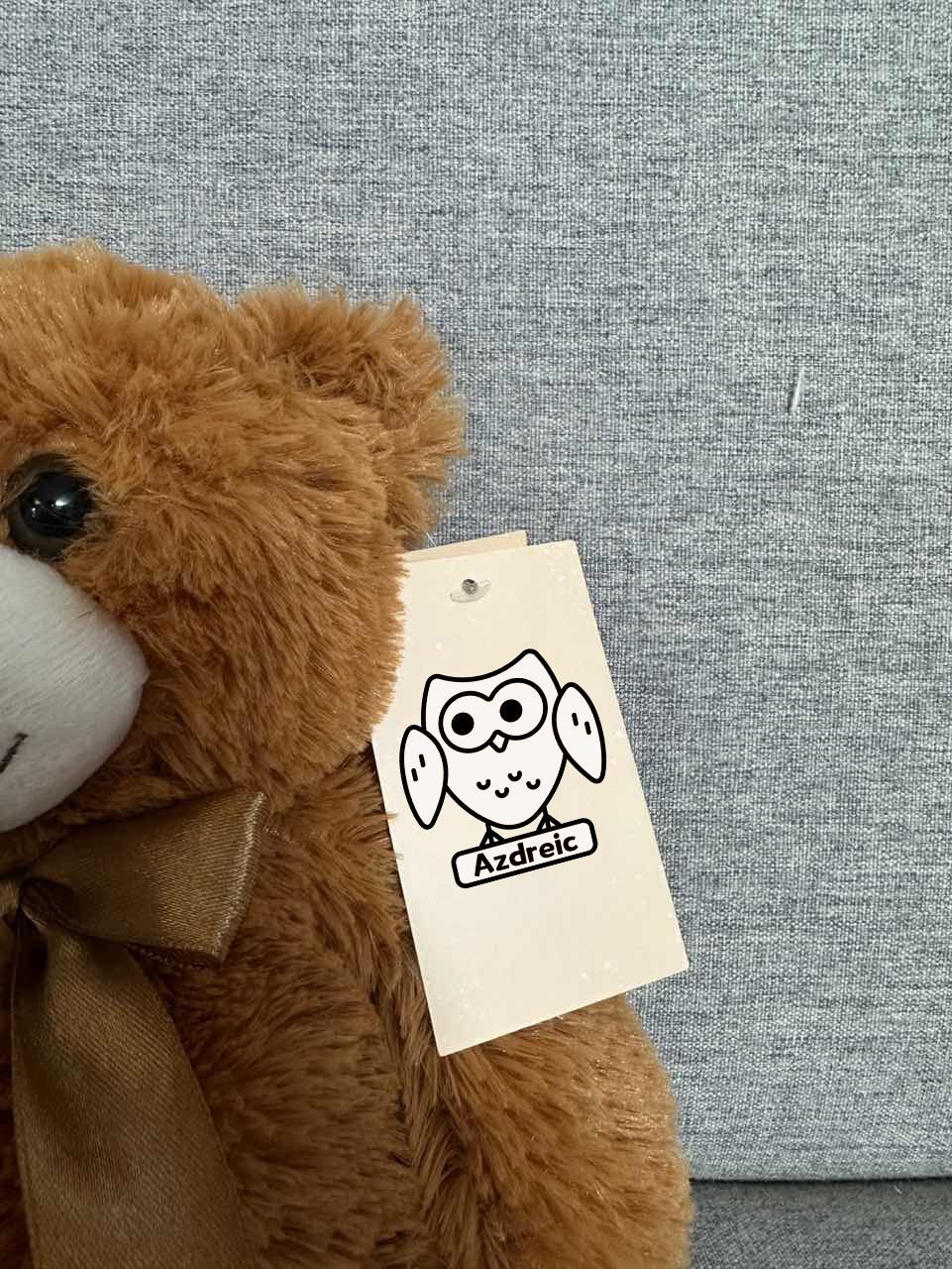 Azdreic Stofftier Bären Teddybär Plüschtier, Braun