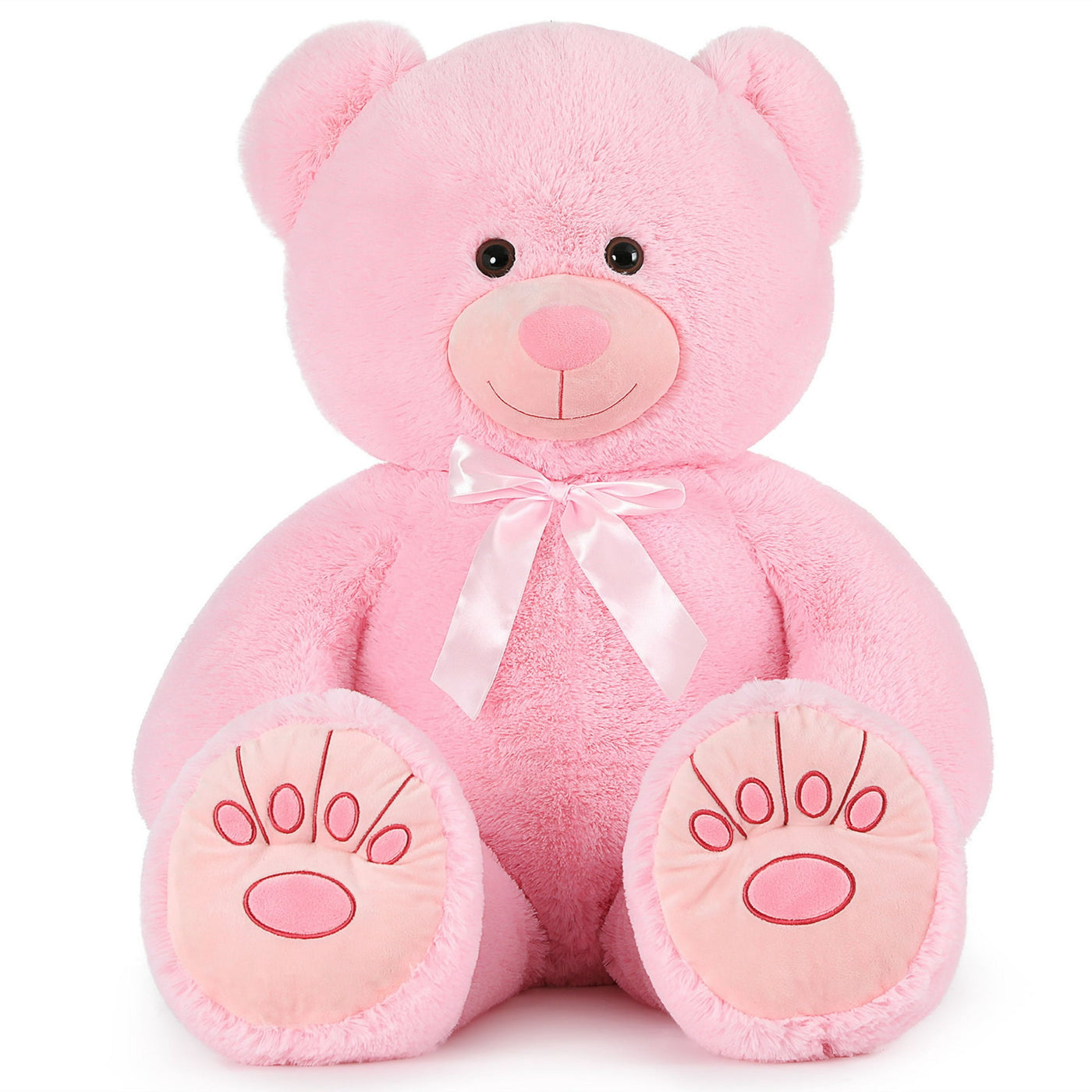MaoGoLan 36" Giant Teddy Bear Fluffy Stuffed Animal with Footprint Plush Toy