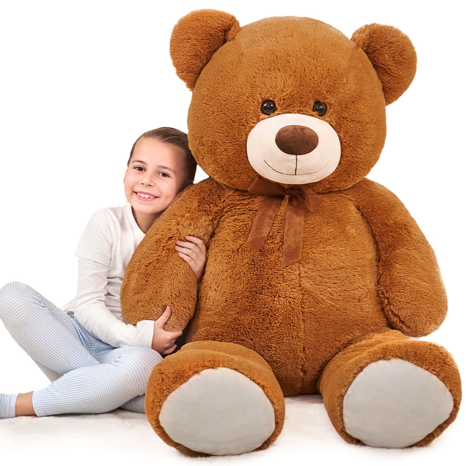 MaoGoLan 51" Giant Teddy Bear Soft Stuffed Animals Plush Big Bear Toy