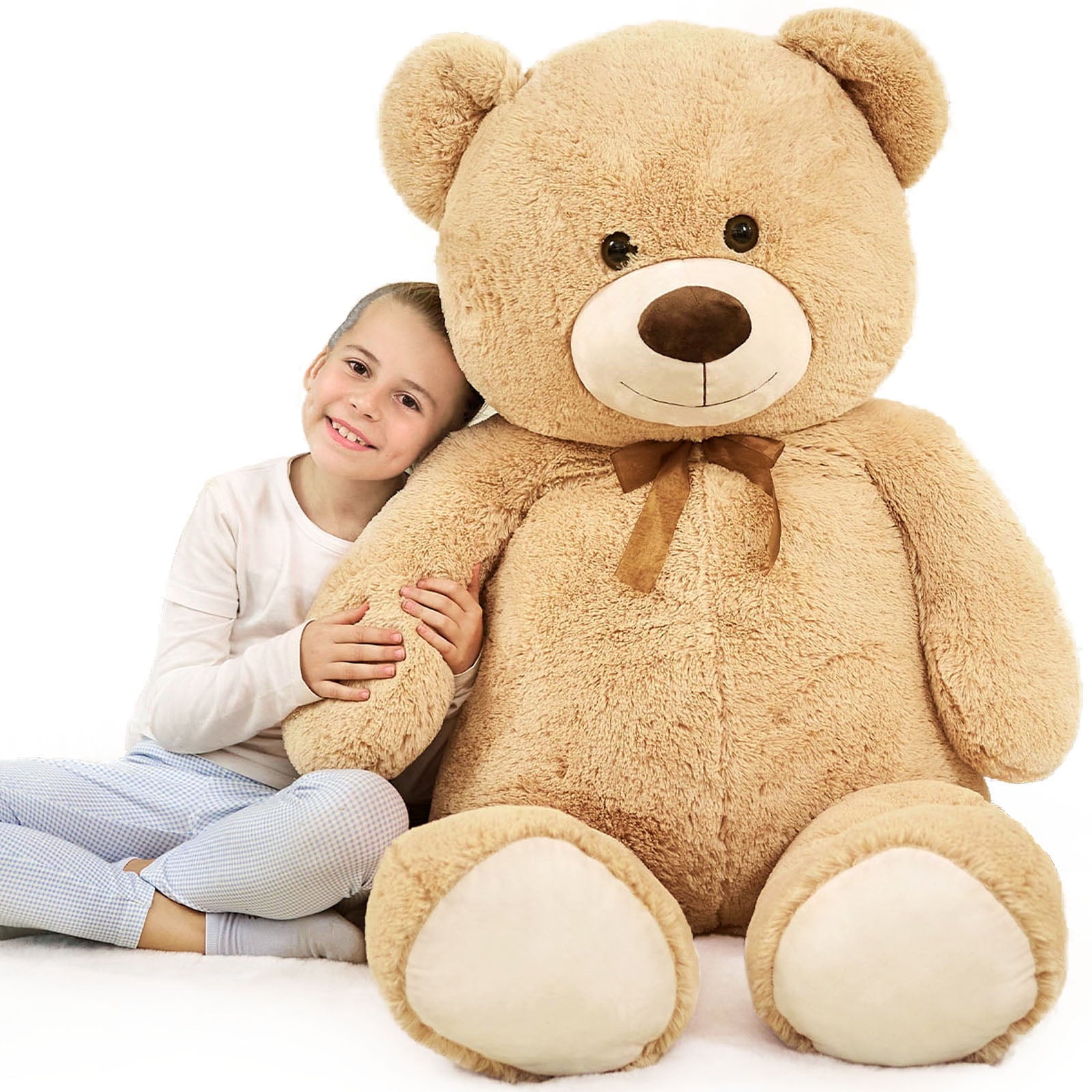 MaoGoLan 51" Giant Teddy Bear Soft Stuffed Animals Plush Big Bear Toy