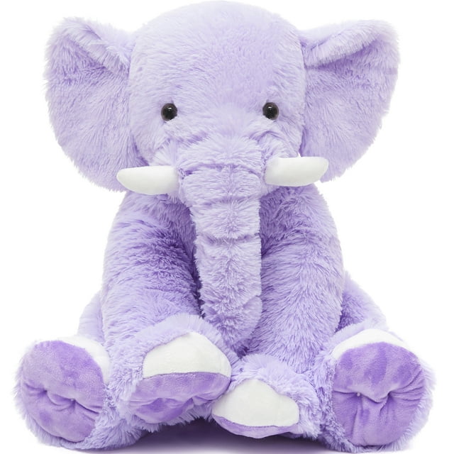 MorisMos 20'' Elephant Stuffed Animal Soft Stuffed Animal Elephant Plush Toy