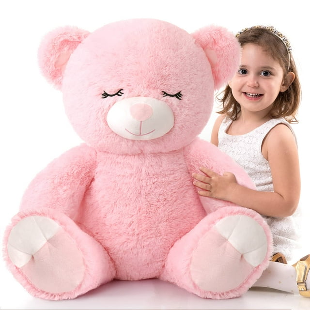 MorisMos 23.6'' Pink Teddy Bear Stuffed Animal