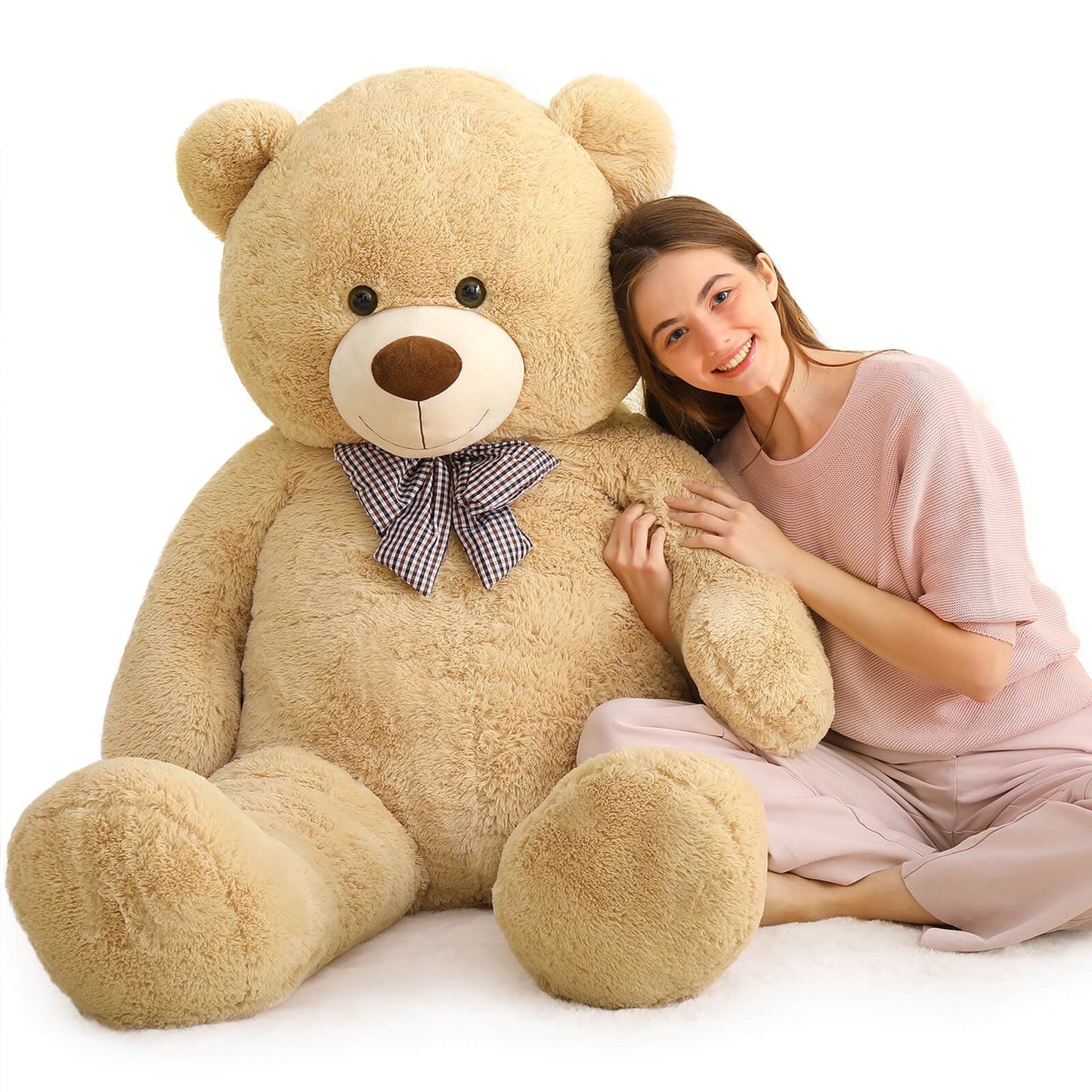 MorisMos 5ft Teddy Bear Stuffed Animals Human Sized Teddy Bear Plush Toy