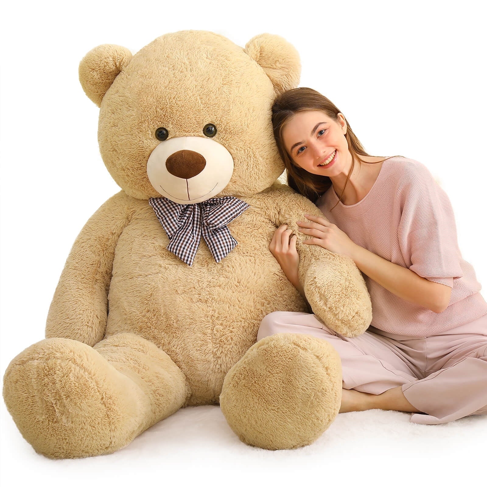 MorisMos 5ft Teddy Bear Stuffed Animals Human Sized Teddy Bear Plush Toy