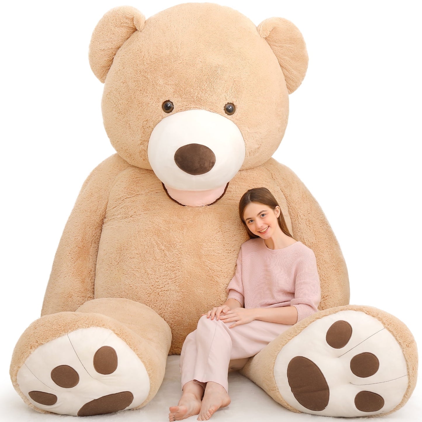 8.5 Feet Big Plush Giant Teddy Bear Premium Soft Stuffed Animals
