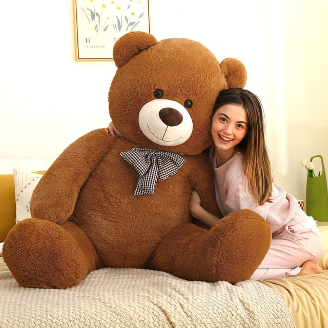 MorisMos Riesen-Teddybär, 1,2 m, Stofftier, weiches Big Bear-Plüschtier