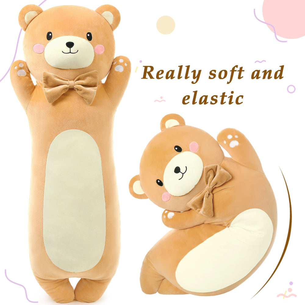 Teddy bear body pillow clearance