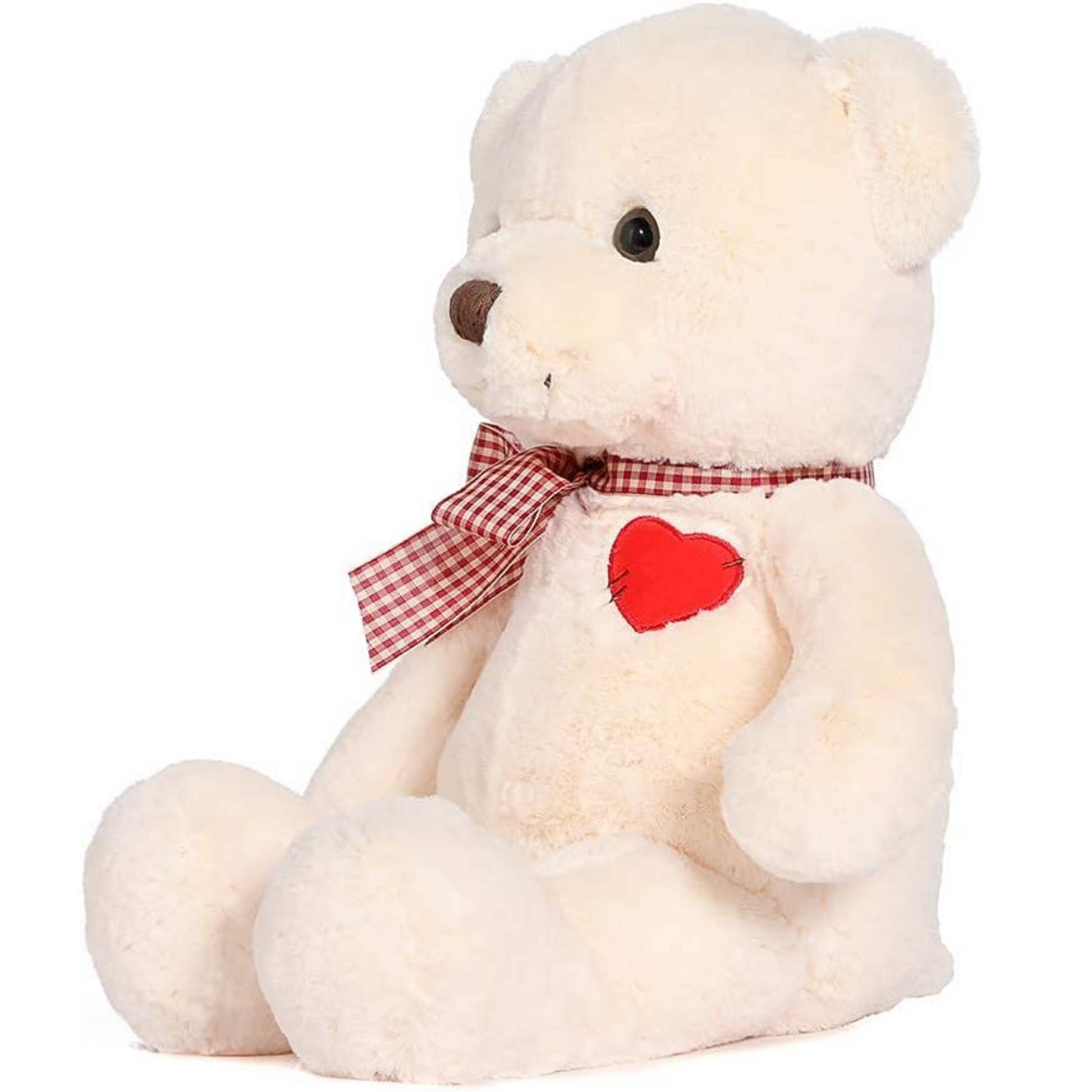 Teddy Bear Stuffed Animal Toy, Beige, 20 Inches