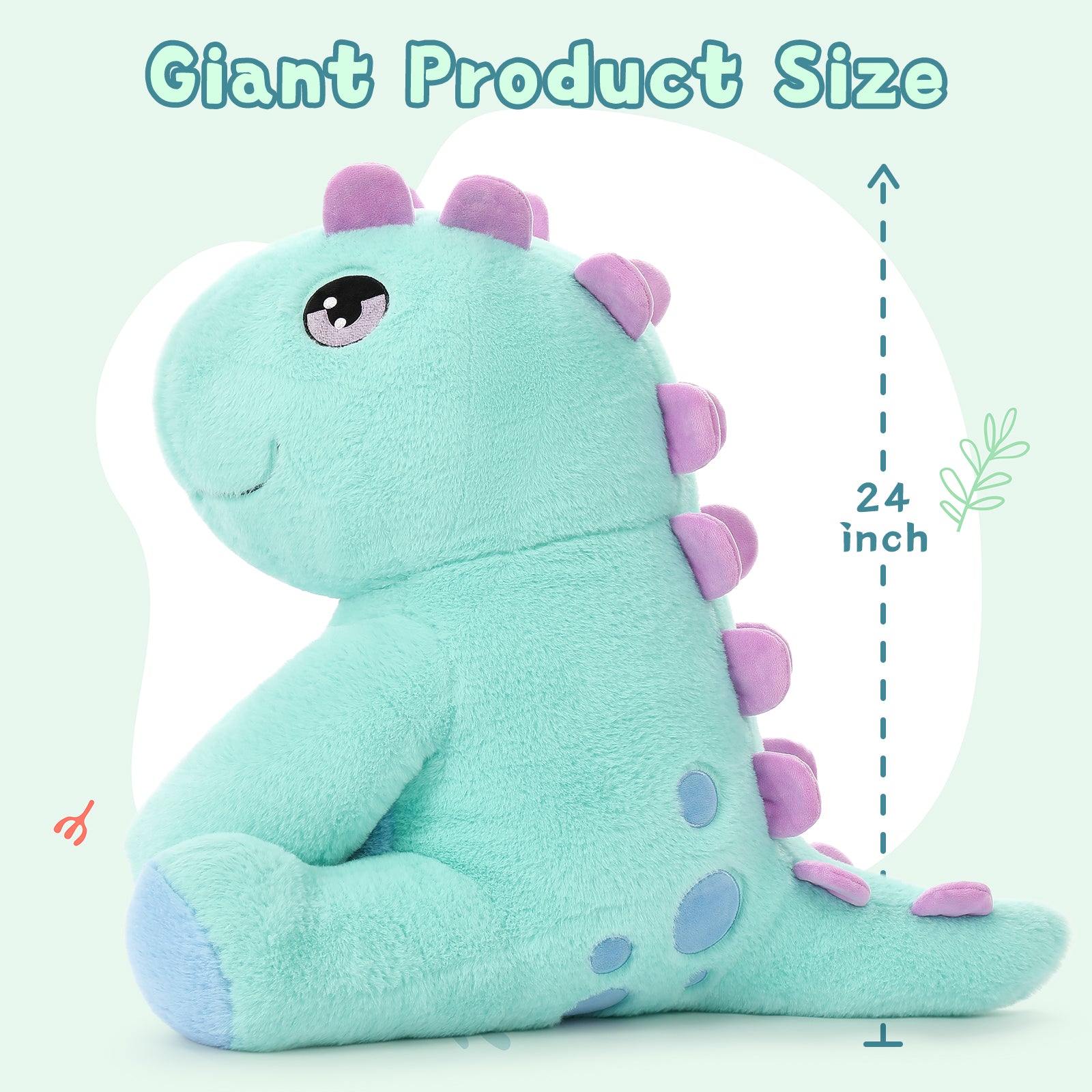 Stegosaurus Stuffed Animals Dinosaur Plush Toys, 24 Inches