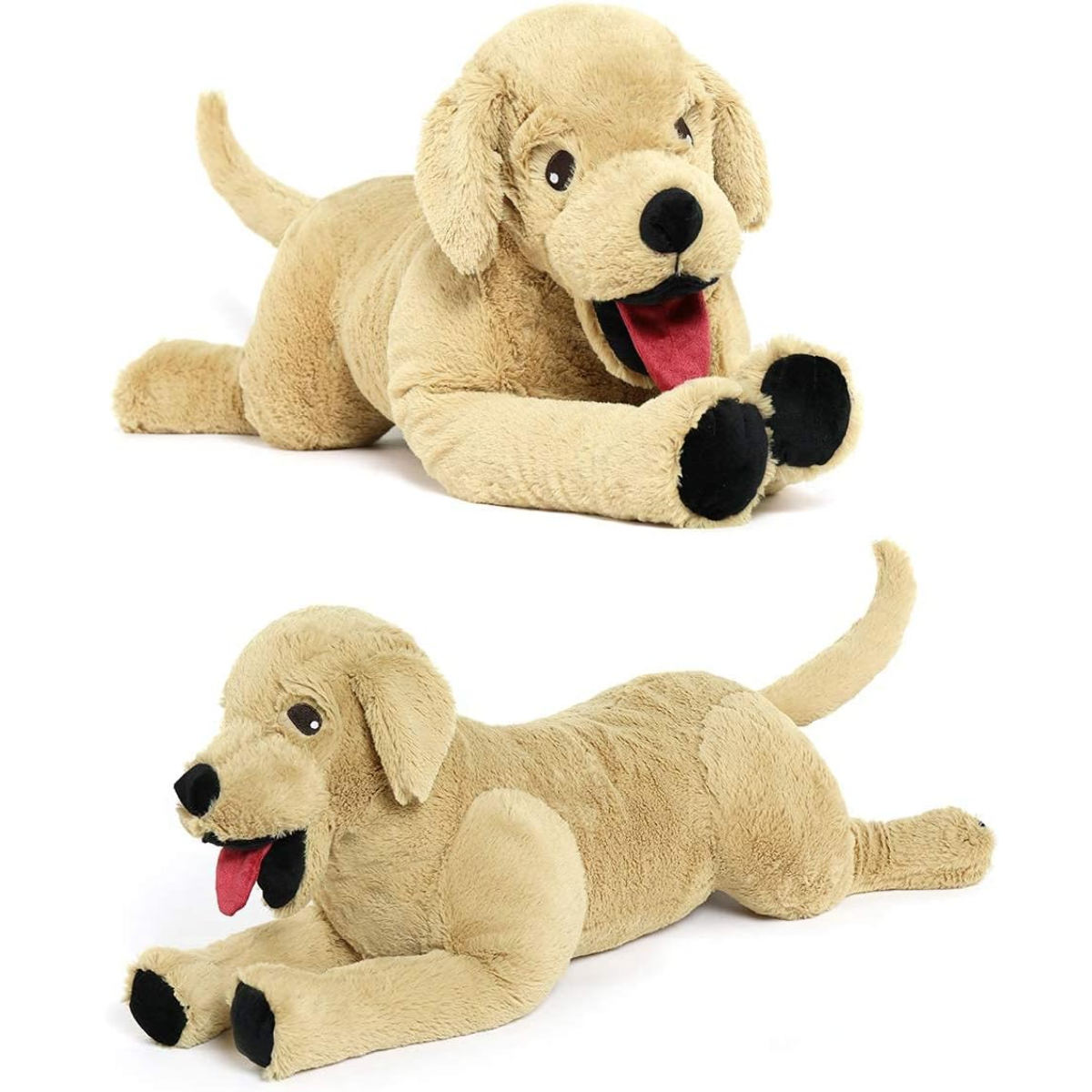 MorisMos Dog Stuffed Animal Toy, Light Brown