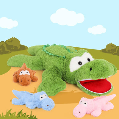Alligator Plush Toy Set, Green, 36 Inches - MorisMos Stuffed Animals