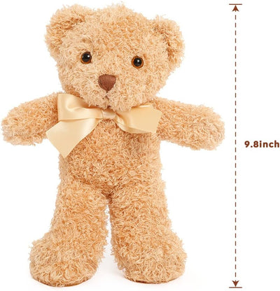 Have a look at this super adorable 3 pack of teddy bear plush toys. They come in a variety of mixed colors that you can choose from. These adorable bears are not just for gifting, they make fantastic decorations for parties and baby showers too!