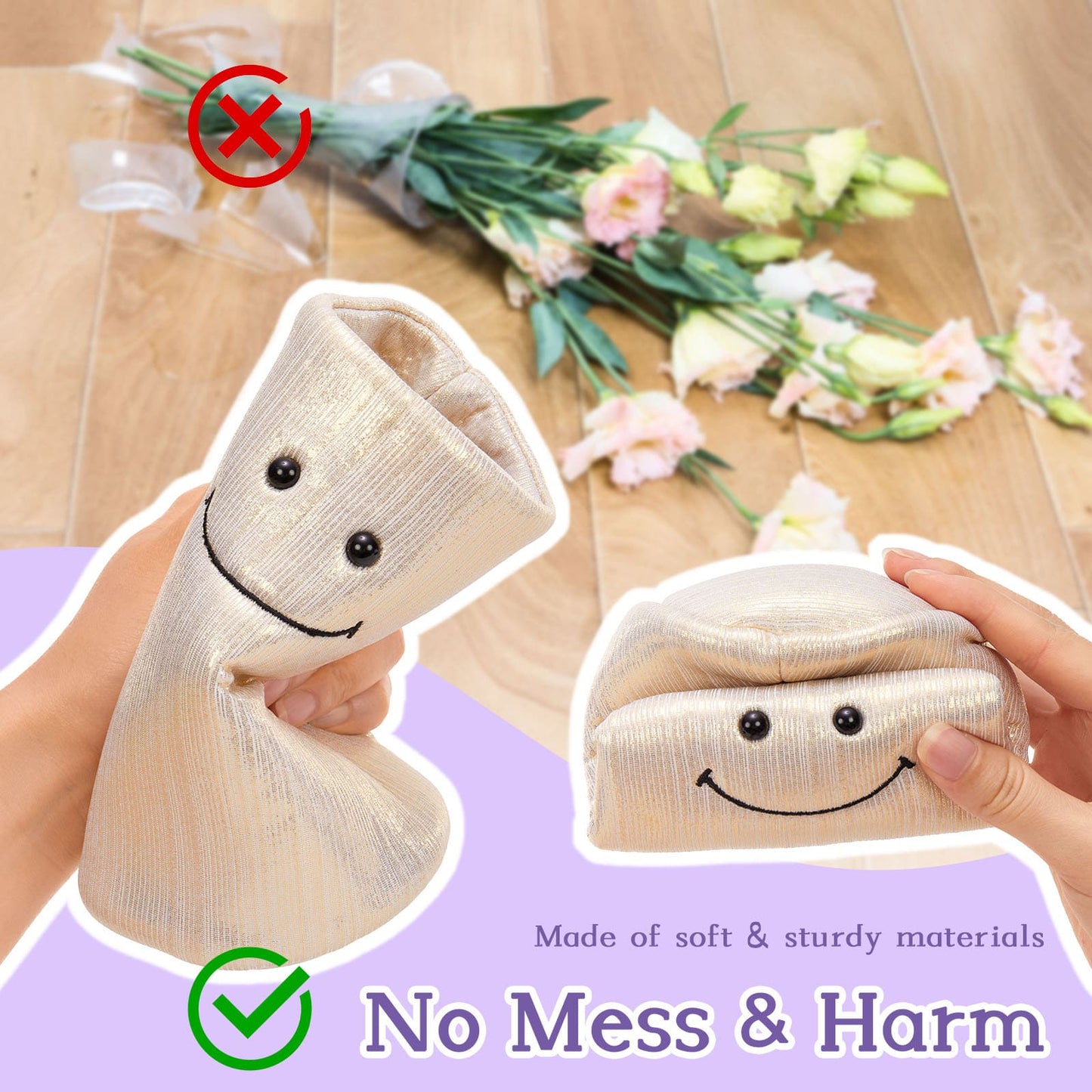 Daisy Flower Plush Toys Emotional Support Flowers, 13.8 Inches