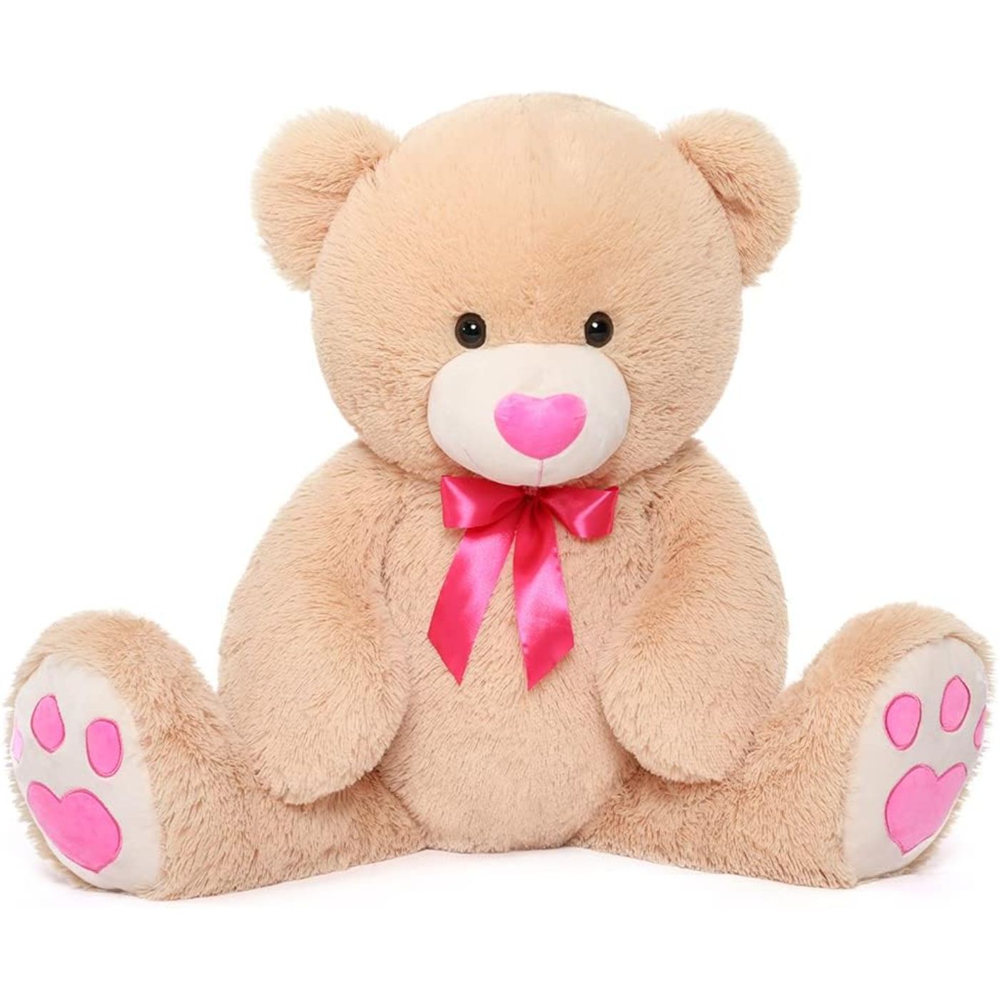 Giant Teddy Bear Stuffed Toy, Light Brown, 36 Inches