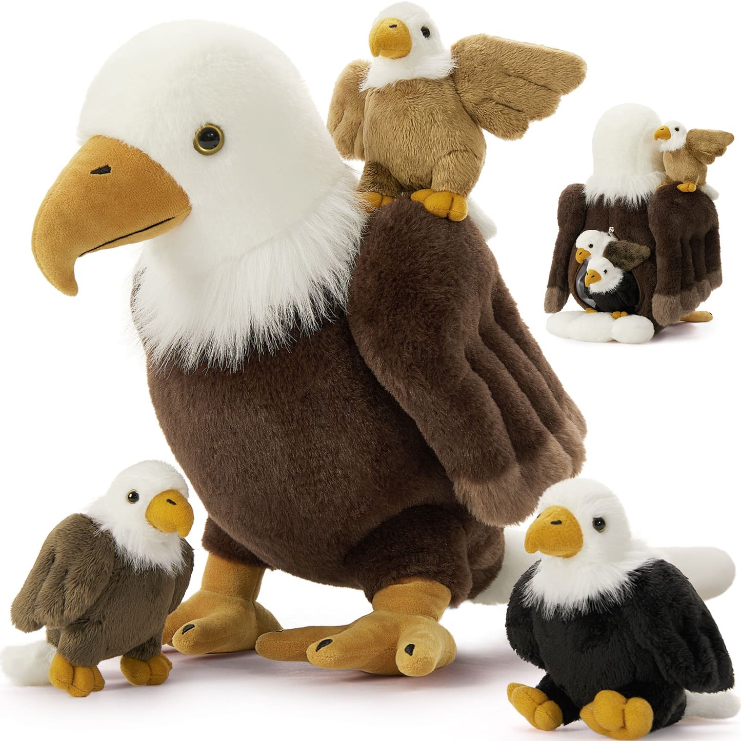 Bald Eagle Stuffed Animals Eagle Plush Toys, 18 Inches