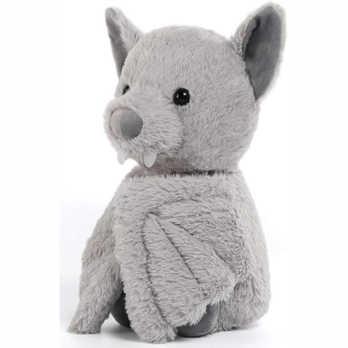 Bat Stuffed Animal Toy, Blue/Pink/Grey, 14 Inches