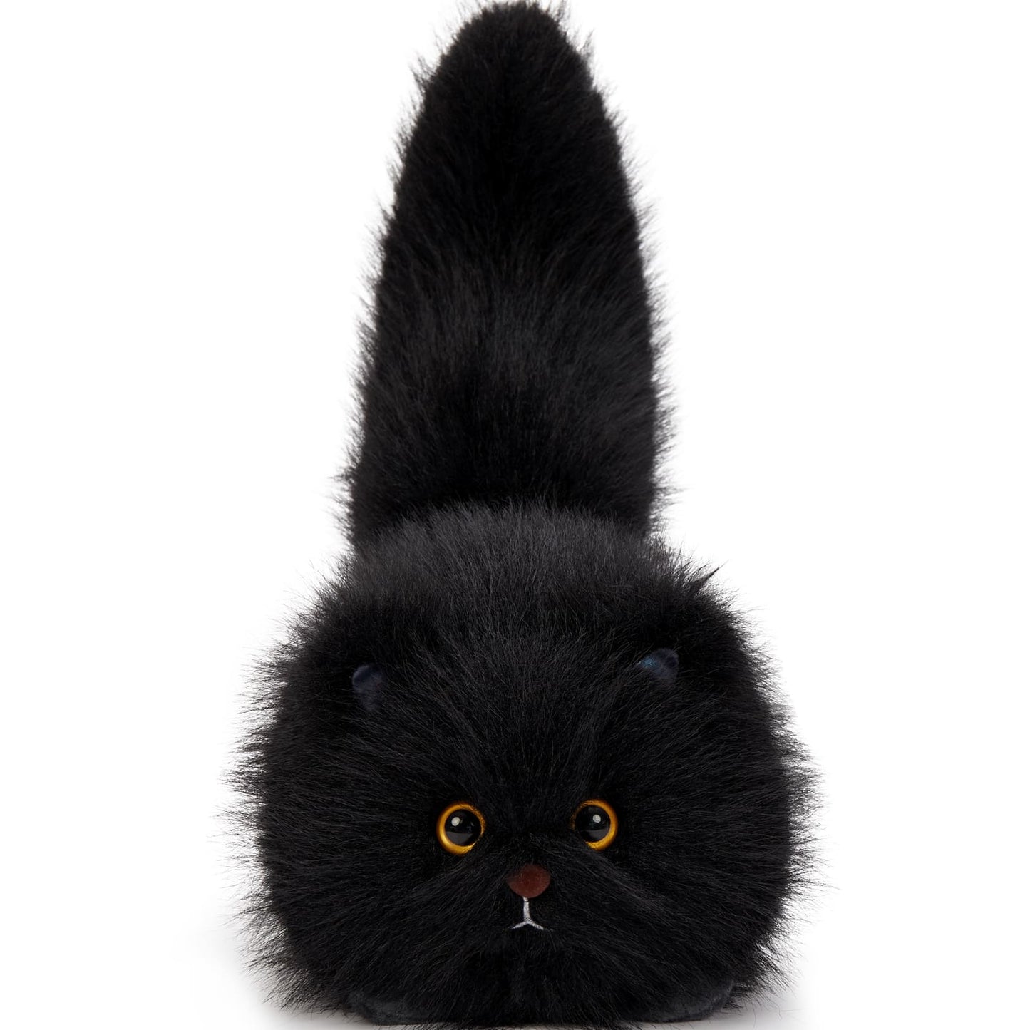 Stuffed Black Cat Toys - 24 Inches Plush Cat Toys - Big Furry Tail Kitty - Kawaii Kitty Stuffies - Cute Cat Plush for Girls Boys - MorisMos Stuffed Animals - Free Shipping Now