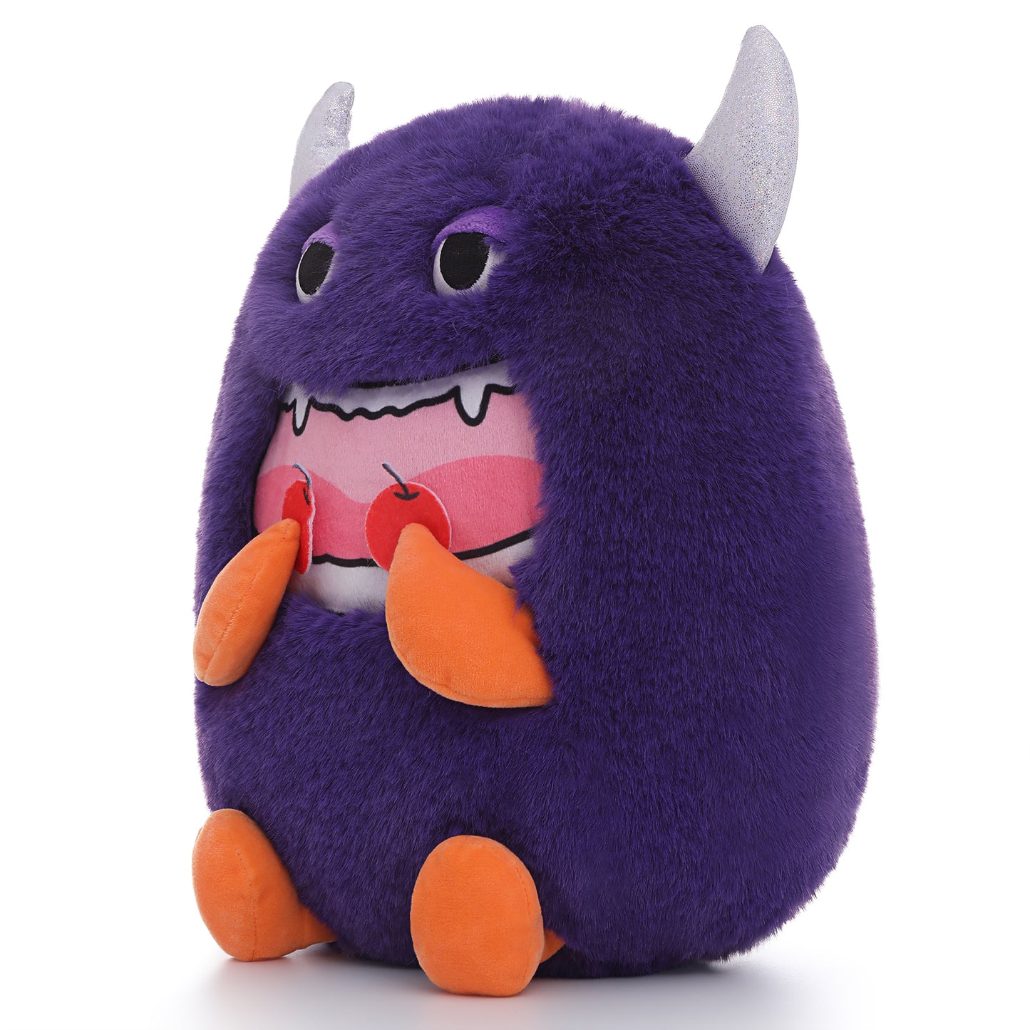 Big Mouth Monster Plush Toy, Purple, 13.77 Inches