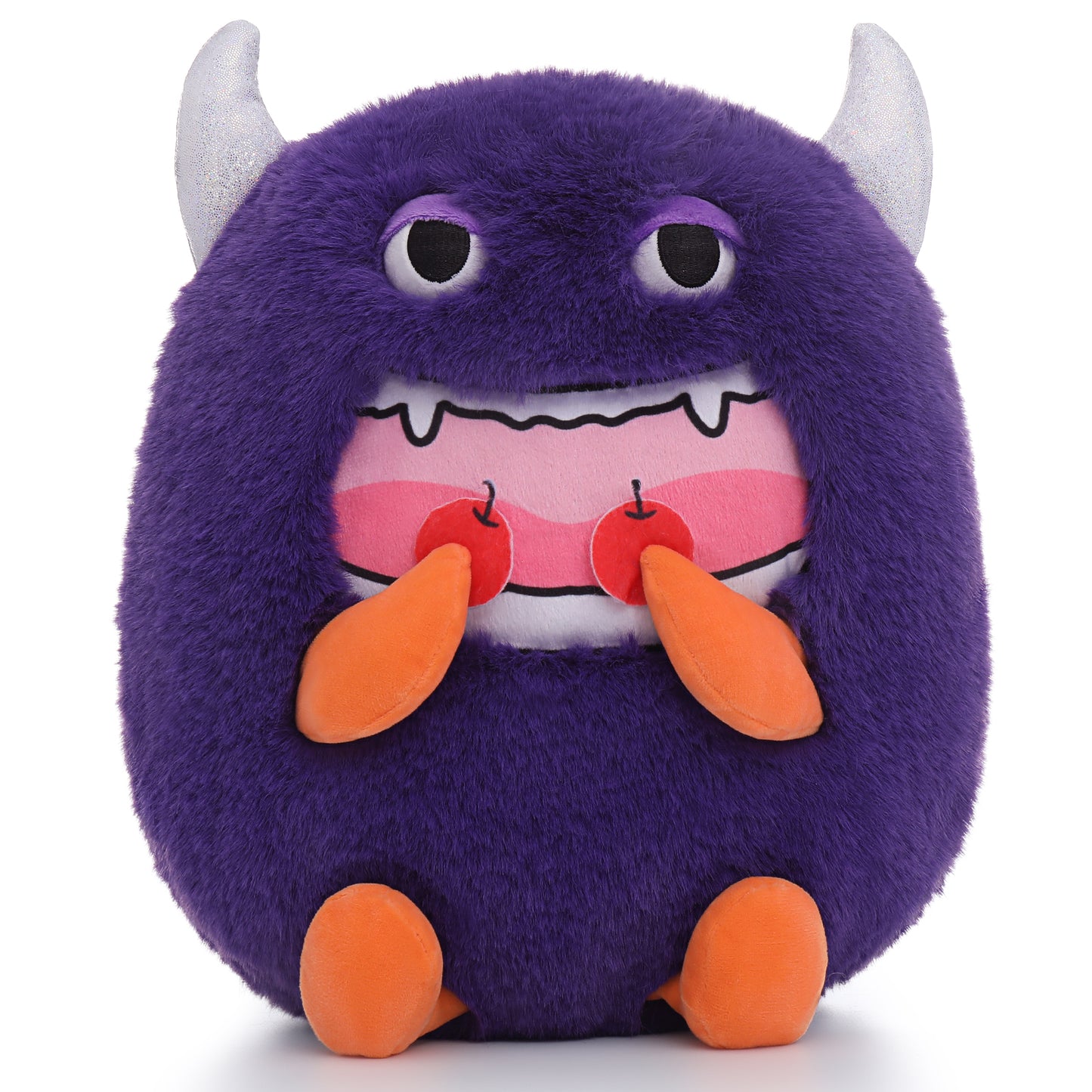 Big Mouth Monster Plush Toy, Purple, 13.77 Inches