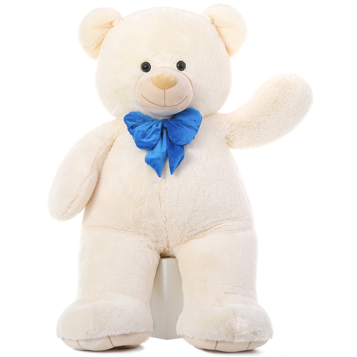 Big Teddy Bear Plush Toy Giant Bear Stuffed Animals, Beige, 47 Inches - Free Shipping