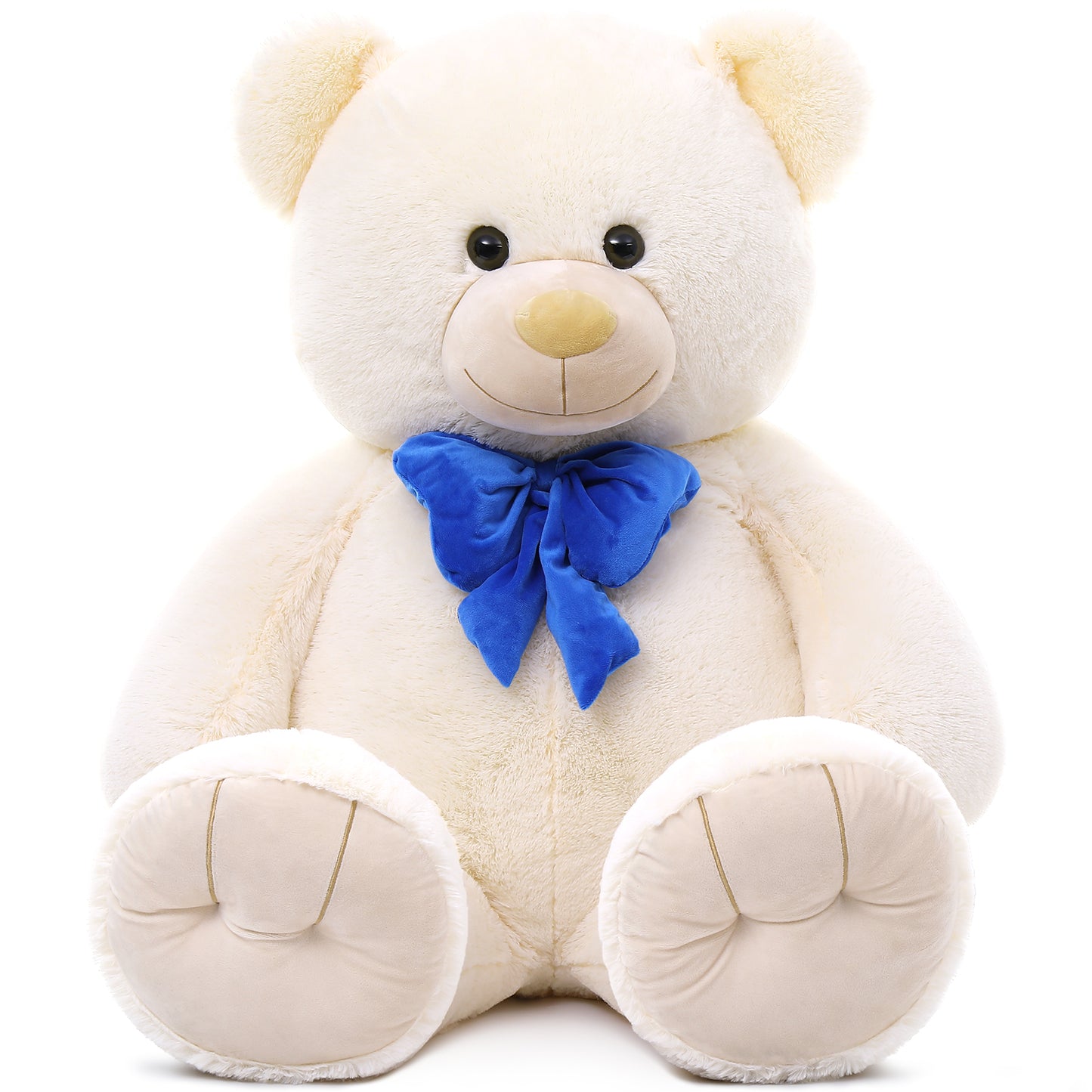 Big Teddy Bear Plush Toy Giant Bear Stuffed Animals, Beige, 47 Inches - Free Shipping